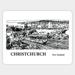 Christchurch New Zealand Sticker